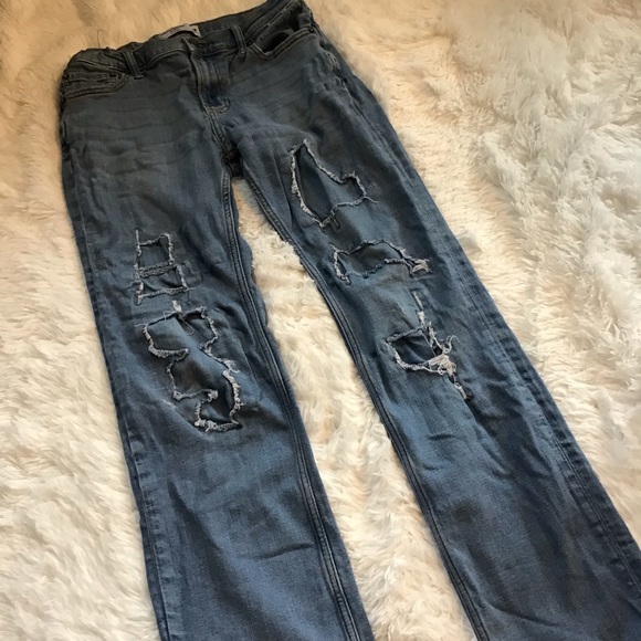 Abercrombie Kids Stretch Straight Leg Jeans 15/16 - Picture 3 of 3